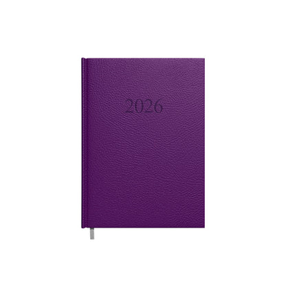 Calendar MANAGER Day 2026, A5, PU, ​​purple