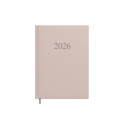 Calendar MANAGER Day 2026, A5, PU, ​​pinkish gray
