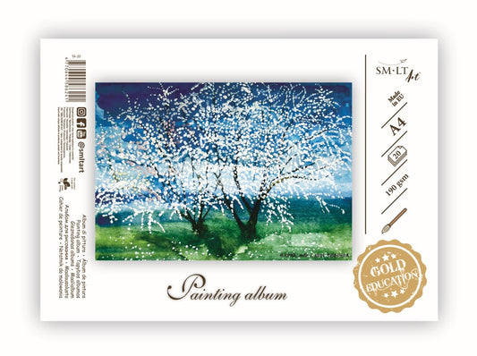 Painting album SMLT, A4, 190 g/m2, 20 sheets