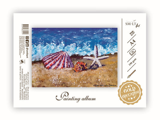 Painting album SMLT, A4, 190 g/m2, 20 sheets