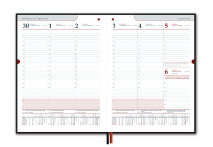 Calendar STANDARD 2026, PVC, A4, black (Baltic)