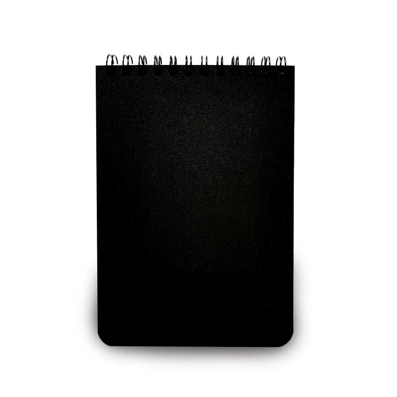 Bloknotas su spirale viršuje SMLT, A6, plastikinis viršelis, 60 lapų, langeliais