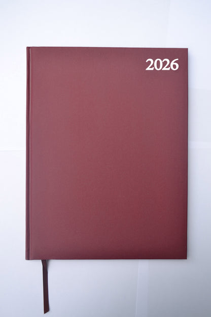 Calendar STANDARD 2026, PVC, A4, cherry (Baltic)
