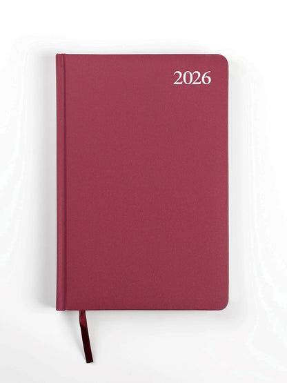 Calendar STANDARD 2026, PVC, A5, cherry LT