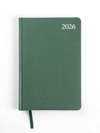 Calendar STANDARD 2026, PVC, A5, green LT