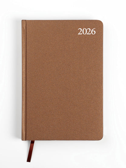 Calendar STANDARD 2026, PVC, A5, brown LT
