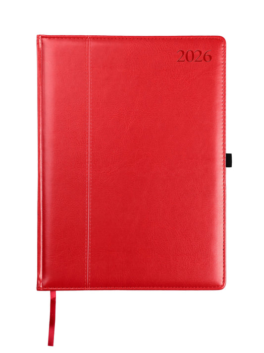 Kalendorius AMBASSADOR BLACK EDITION 2026, PU, A4 (Baltic)