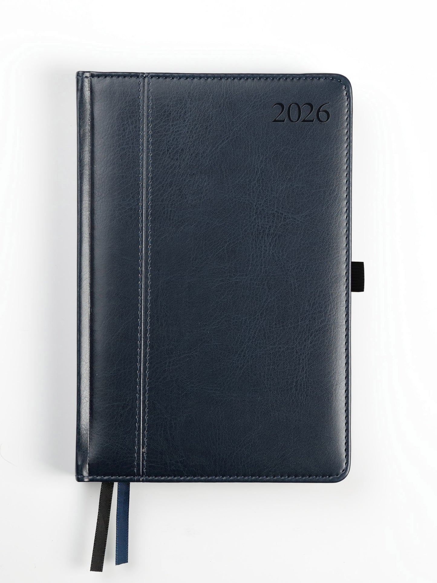 Kalendorius AMBASSADOR BLACK EDITION, 2026, PU, A5, mėlyna