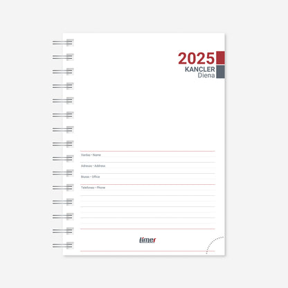 Vidaus blokas kalendoriui Kancleris Spirex Day 2026, A6+