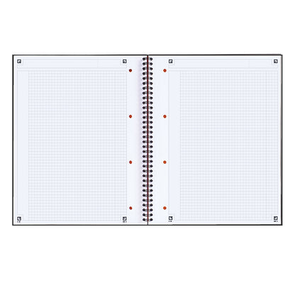 Sąsiuvinis su spirale OXFORD INTERNATIONAL NOTEBOOK, A4+, 80 lapų, langeliais