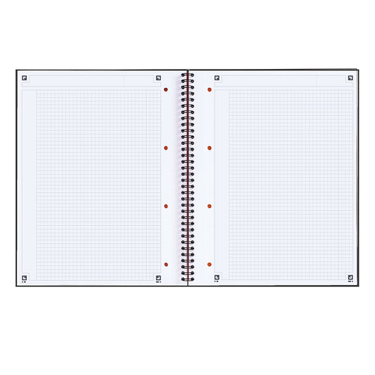 Sąsiuvinis su spirale OXFORD INTERNATIONAL NOTEBOOK, A4+, 80 lapų, langeliais