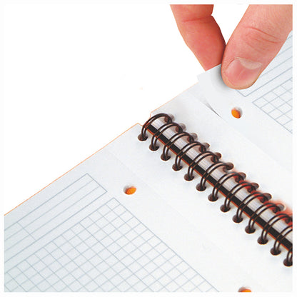 Sąsiuvinis su spirale OXFORD INTERNATIONAL NOTEBOOK, A4+, 80 lapų, langeliais