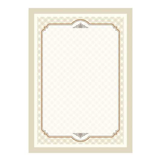 Dekoratyvinis popierius DYPLOMY RETRO, A4, 170 gr., 25 vnt./pak.