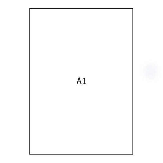 Popierius braižybai , A1, 64 x 90 cm, 170 g/m2, 20 vnt.
