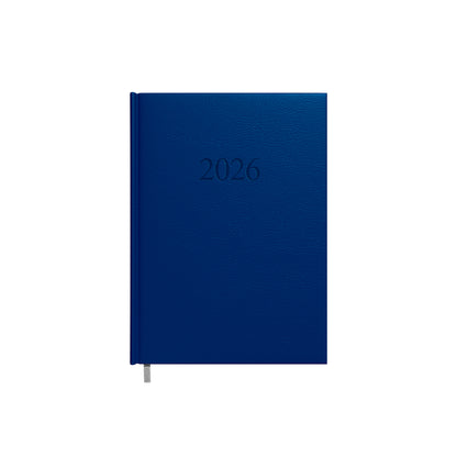 Kalendorius Week 2026, A5, PU, tamsiai mėlyna sp.