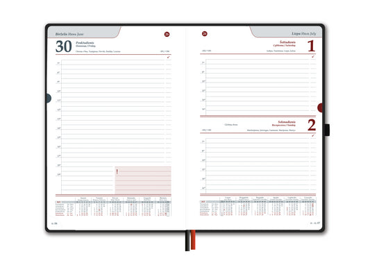 Kalendorius FASHION SPECIAL EDITION, 2026, PU, A5, vyšninės sp. LT