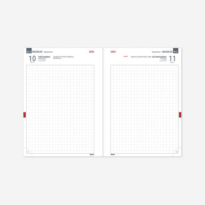 Calendar DAY July 2025- June 2026, black.