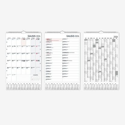 Kalendorius MONO PLANNER, 2026