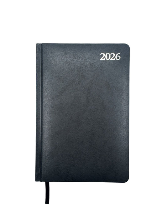 Kalendorius New STANDARD 2026, A5, juoda LT