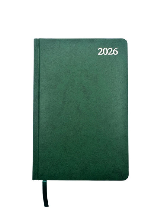 Kalendorius New STANDARD 2026, A5, tamsiai žalia LT