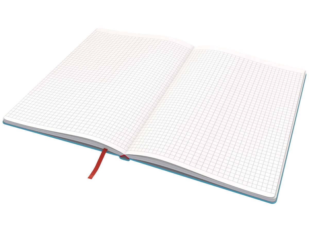 Užrašų knygelė LEITZ COSY B5, 80 lapų, langeliais, mėlyna