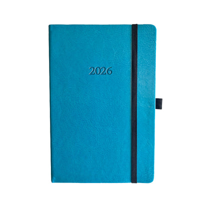 Kalendorius BALTIC WEEK, 2026, PU, A5, turkio (Baltic)