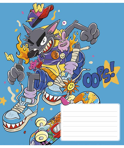 Sąsiuvinis Schoolboy, A5, 12 lapų, 60 gsm, langeliais