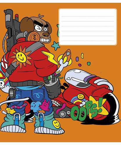 Sąsiuvinis Schoolboy, A5, 12 lapų, 60 gsm, langeliais