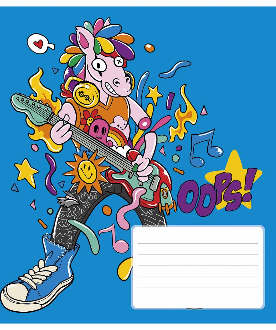 Sąsiuvinis Schoolboy, A5, 12 lapų, 60 gsm, langeliais