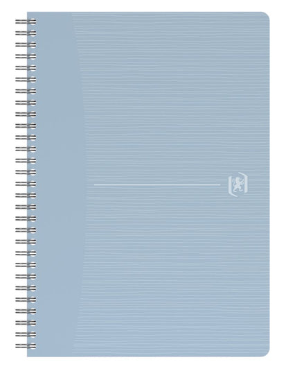 Perdirbtas sąsiuvinis su spirale OXFORD Rec’Up, A5, 90 lapų, 90 gsm, langeliais