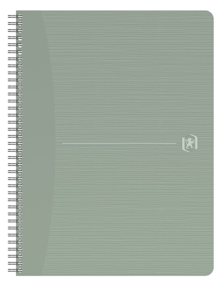 Perdirbtas sąsiuvinis su spirale OXFORD Rec’Up, A4, 90 lapų, 90 gsm, langeliais