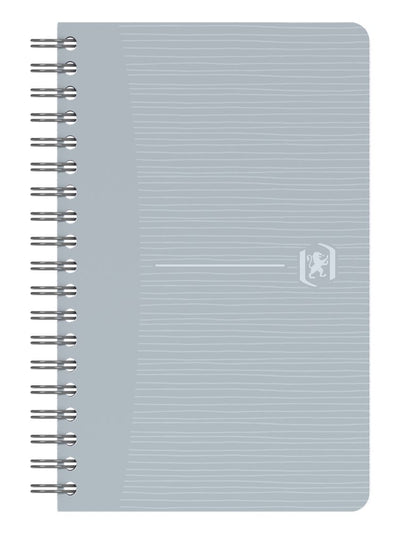 Perdirbtas sąsiuvinis su spirale OXFORD Rec’Up, 9x14 cm, 90 lapų, 90 gsm, langeliais