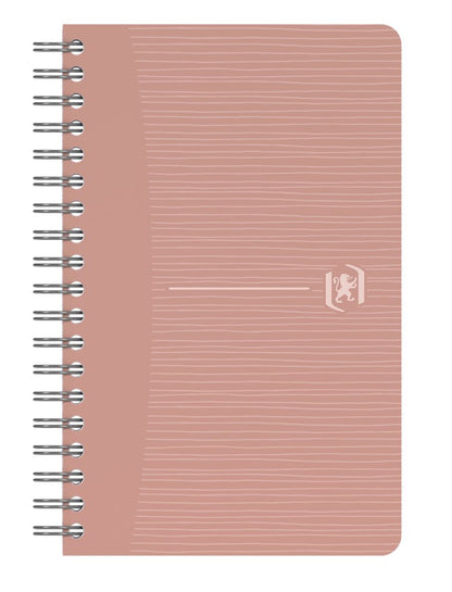 Perdirbtas sąsiuvinis su spirale OXFORD Rec’Up, 9x14 cm, 90 lapų, 90 gsm, langeliais