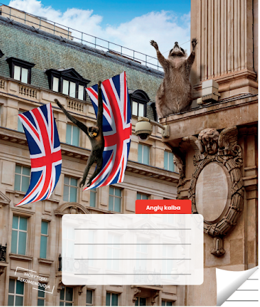 English notebook, lined, 36 pages. Inner pages weight – 90 g/m2.