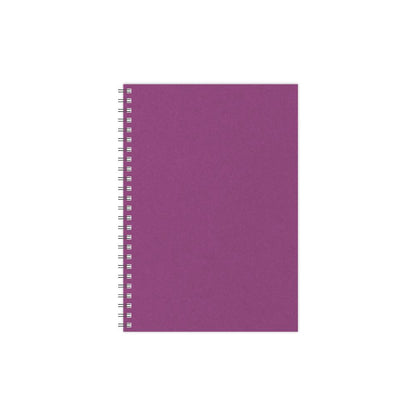 Kalendorius - užrašinė TIMER, su spirale, A5, be datų, 224 lapai, taškeliais, kartoniniu viršeliu, rožinė