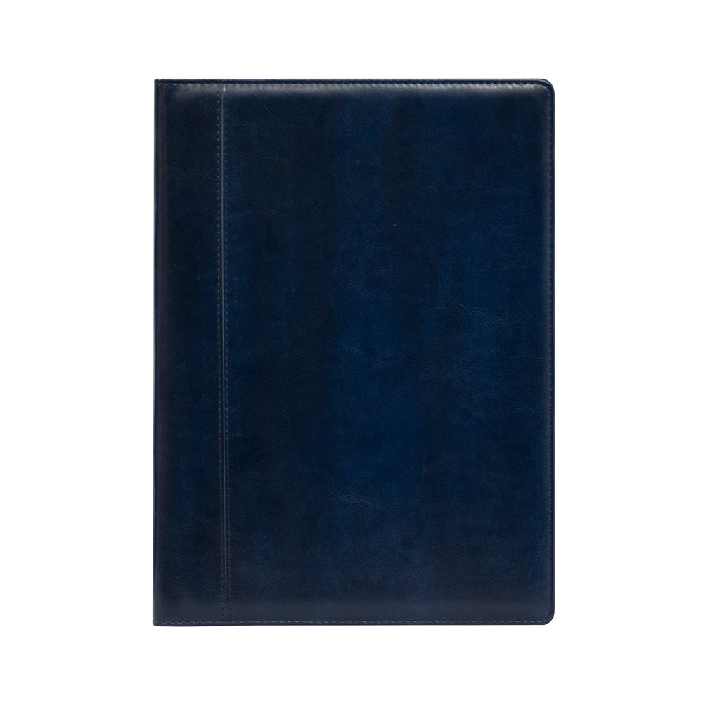 Kalendorius FUTURA Spirex 2026, A4, PU, tamsiai mėlyna