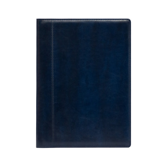 Kalendorius FUTURA Spirex 2026, A4, PU, tamsiai mėlyna