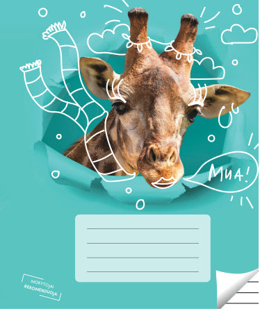 Ruled notebook, for grades 3-4, 12 pages. Inner pages weight – 90 g/m2. With rules and games.