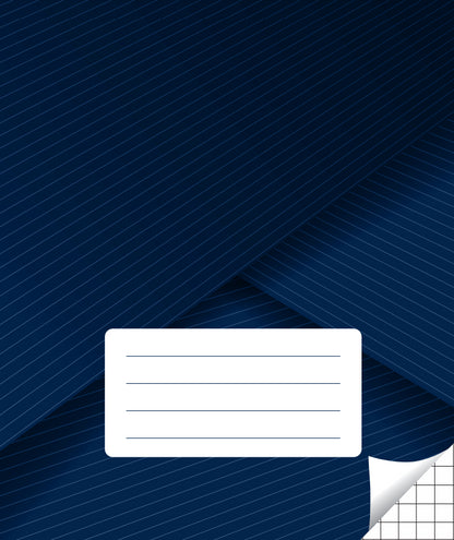 Notebook with squares, 12 pages. Inner pages weight – 75 g/m2.