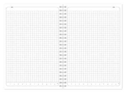 Sąsiuvinis su spirale Classic, A5, 80 lapų, langeliais