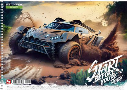 Piešimo sąsiuvinis Schoolboy, A4, 30 lapų, 120 gsm