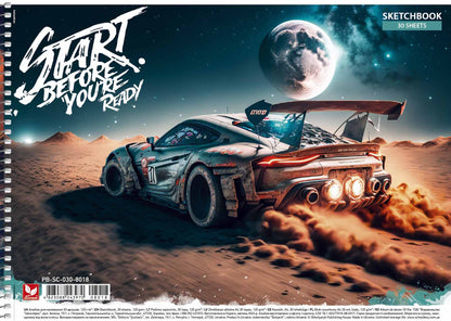 Piešimo sąsiuvinis Schoolboy, A4, 30 lapų, 120 gsm