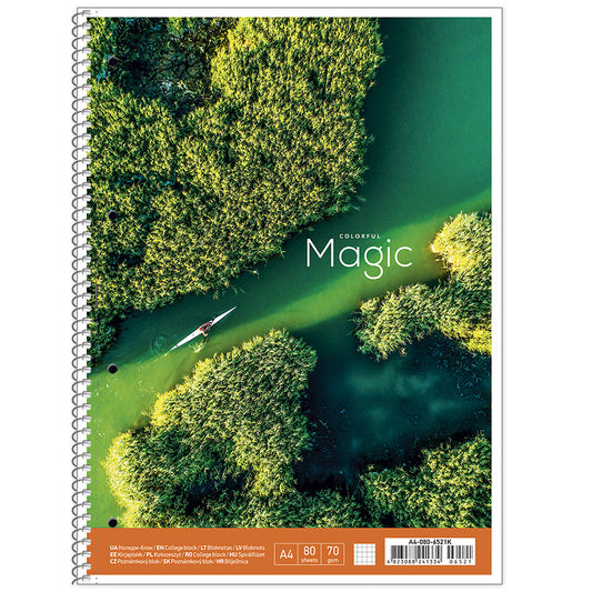 Sąsiuvinis Schoolboy, 80 lapų,  linijomis, A4+, 70 gsm