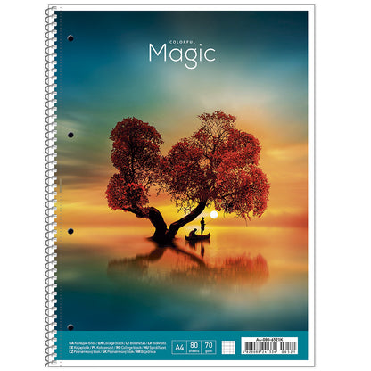 Sąsiuvinis Schoolboy, 80 lapų,  linijomis, A4+, 70 gsm