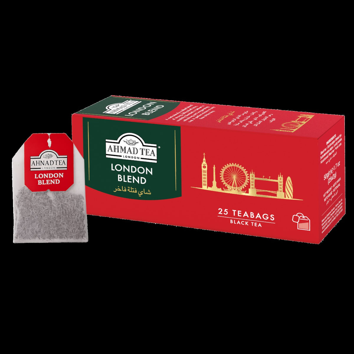 Black tea AHMAD CLASSIC BLACK, 25 tea bags x 2 g