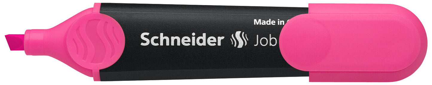 Text marker SCHNEIDER JOB, 1-5 mm, pink.