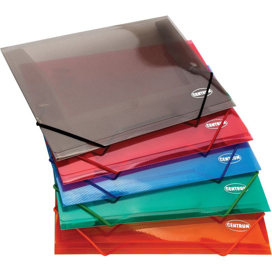 Document case CENTRUM, A5, with elastic bands, various colors.