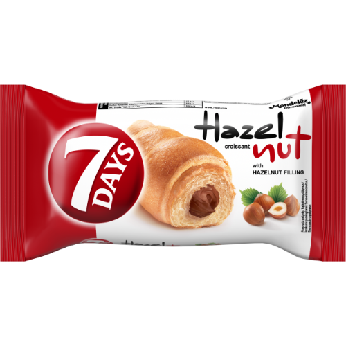 7 DAYS croissant, with hazelnut filling, 60 g