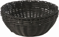 Basket PROFI, black, PP, D 16 cm, H 8 cm, pcs.