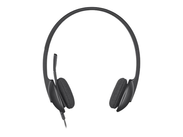 Ausinės Logitech H340 USB (981-000475), juodos